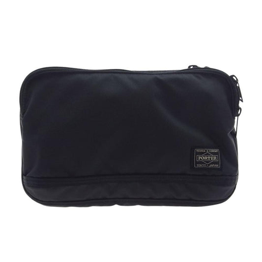 PORTER ポーター FLASH フラッシュ ウエストバッグ ブラック系【美品】【中古】