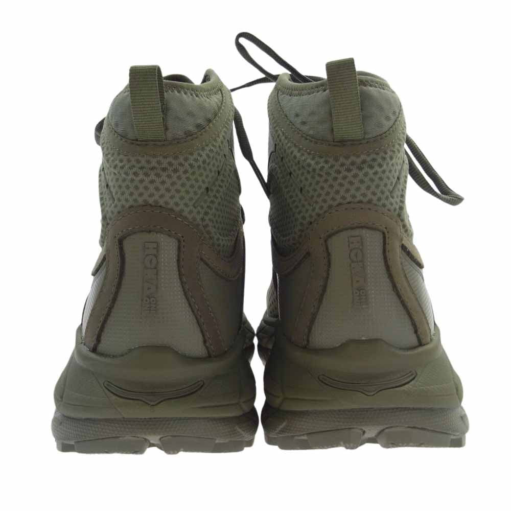 HOKA ONE ONE ホカ オネオネ 1107293 M TOR ULTRA HI 2 WP ウォータープルーフ トゥ ウルトラ ハイ カット ブーツ スニーカー カーキ系 USA 9【新古品】【未使用】【中古】