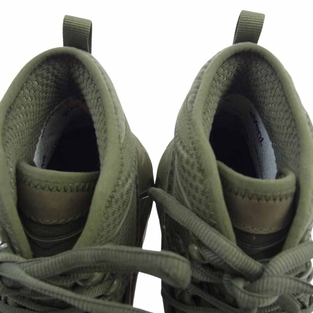 HOKA ONE ONE ホカ オネオネ 1107293 M TOR ULTRA HI 2 WP ウォータープルーフ トゥ ウルトラ ハイ カット ブーツ スニーカー カーキ系 USA 9【新古品】【未使用】【中古】