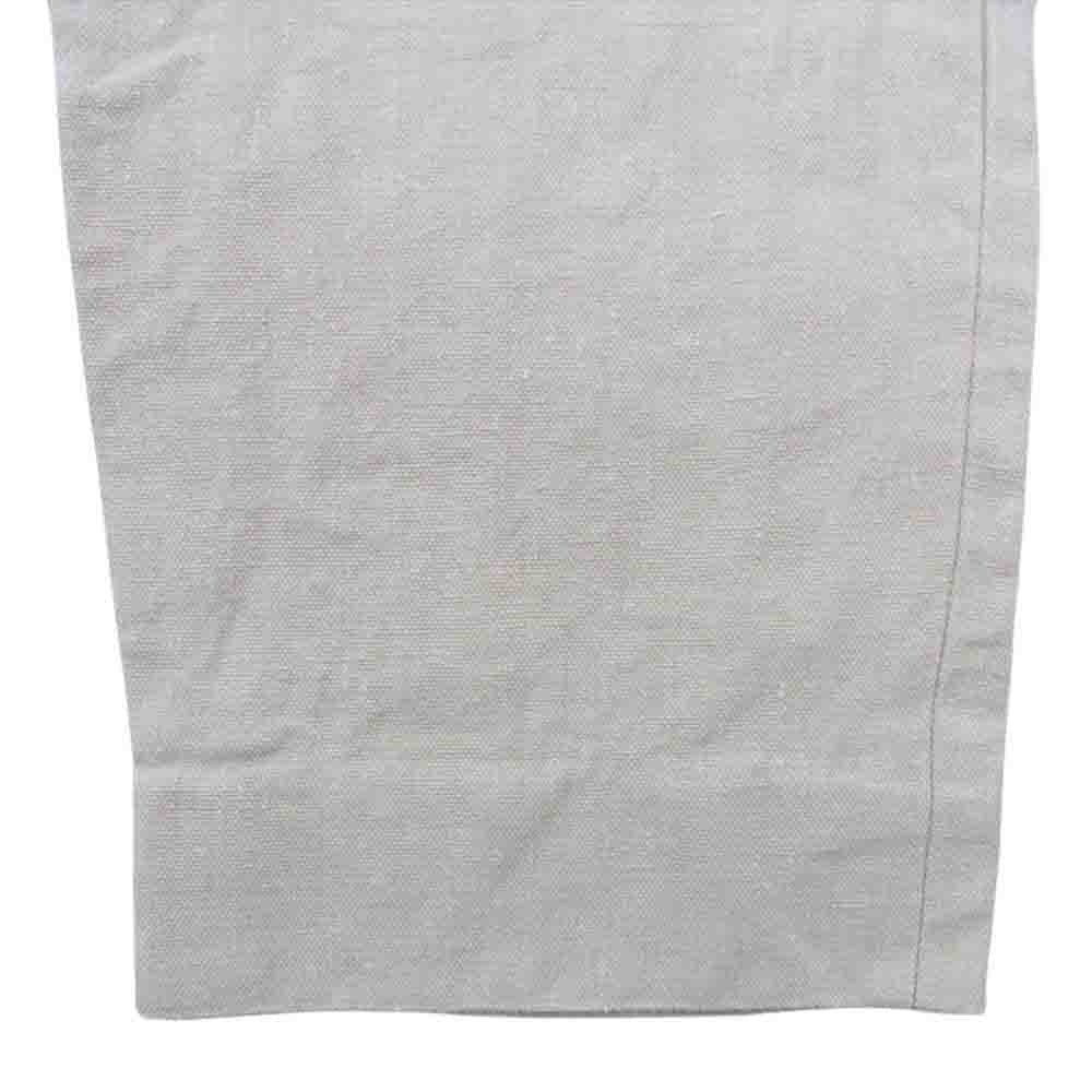COMOLI コモリ 21SS T01-03011 ヘンプ ダック バックストラップ パンツ ベージュ系 2【中古】