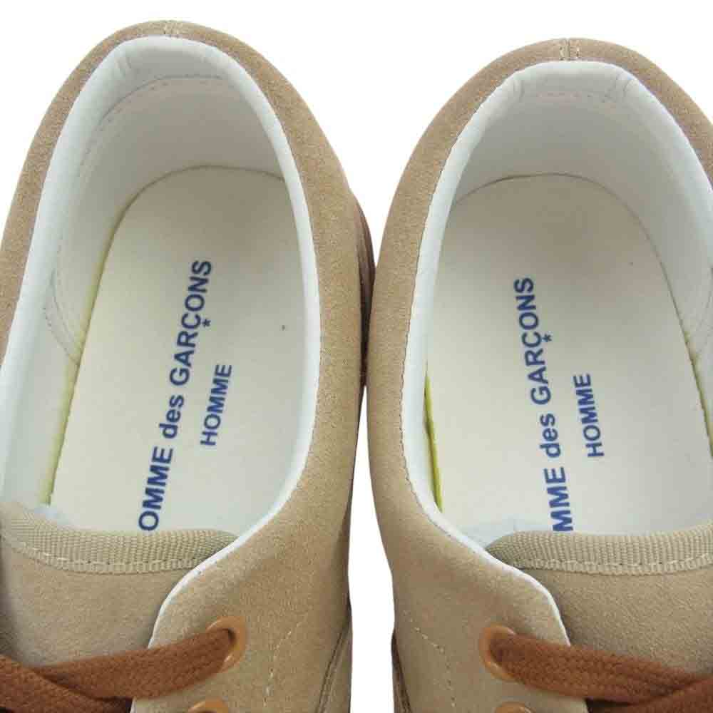 COMME des GARCONS HOMME コムデギャルソンオム HL-K106-001 Suede shoes-スウェード シューズ スニーカー ベージュ系 27.0cm【新古品】【未使用】【中古】