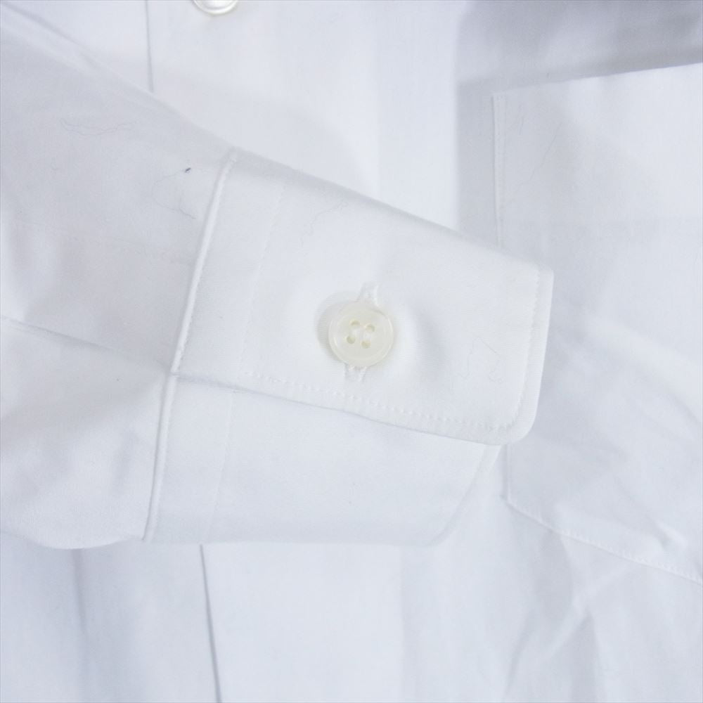 COMME des GARCONS コムデギャルソン AD2023 GL-B011-051-1-3 フェイクファー襟 長袖 シャツ ブラウス ホワイト系 M【極上美品】【中古】
