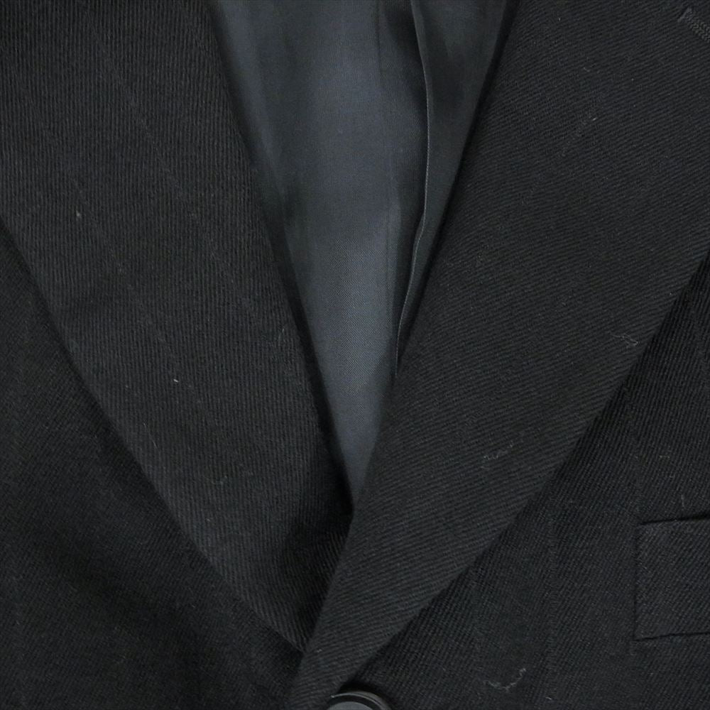 COMME des GARCONS HOMME DEUX コムデギャルソンオムドゥ AD2023 DL-J037-051-1-3  ウエストジップ ストライプ 3B テーラード ジャケット ブラック系 S【新古品】【未使用】【中古】