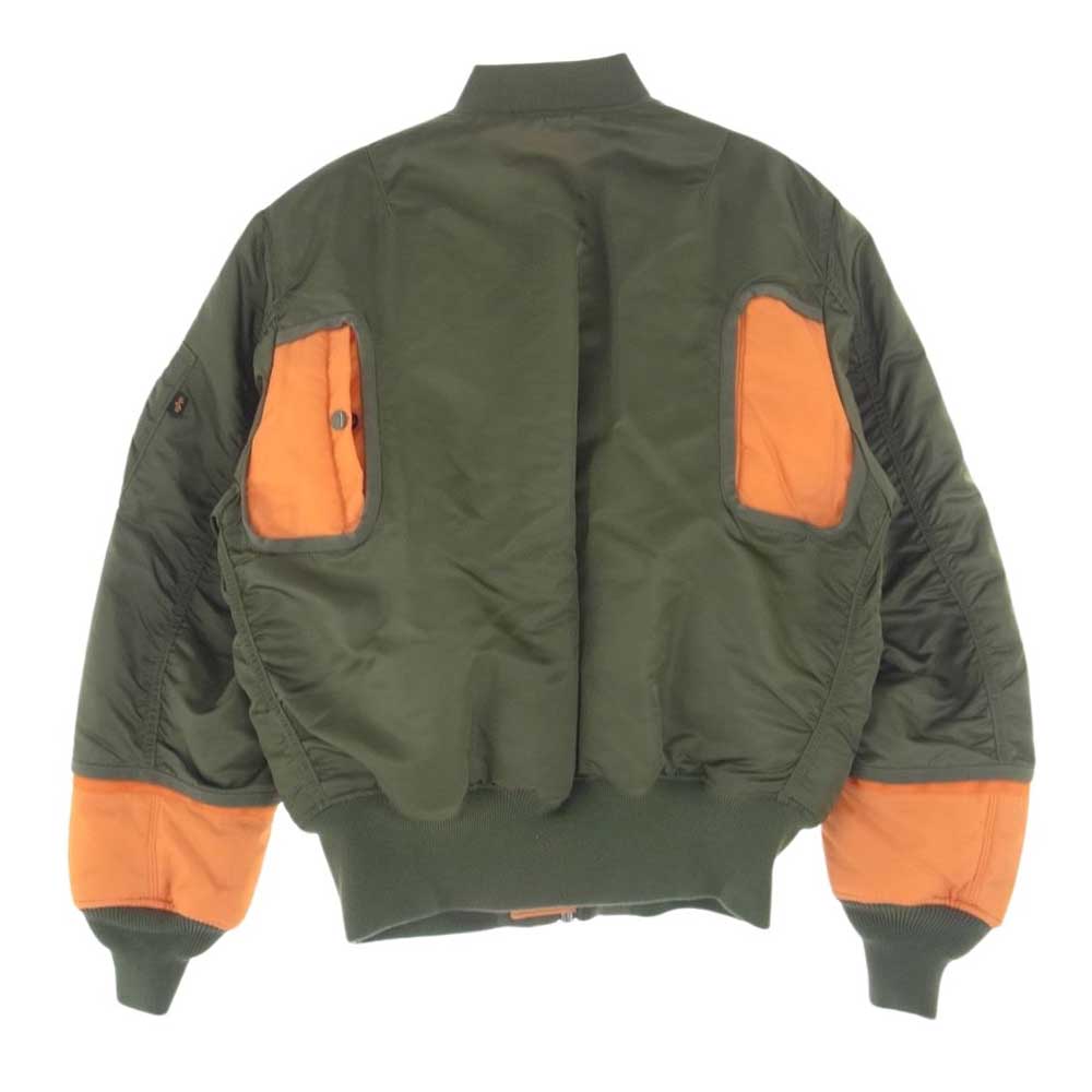 JUNYA WATANABE COMME des GARCONS MAN ジュンヤワタナベコムデギャルソンマン AD2022 WK-J904-100-1-2 eYe アイ ALPHA アルファ MA-1 再構築 フライト ミリタリー ジャケット カーキ系 S【新古品】【未使用】【中古】