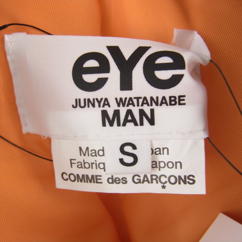 JUNYA WATANABE COMME des GARCONS MAN ジュンヤワタナベコムデギャルソンマン AD2022 WK-J904-100-1-2 eYe アイ ALPHA アルファ MA-1 再構築 フライト ミリタリー ジャケット カーキ系 S【新古品】【未使用】【中古】