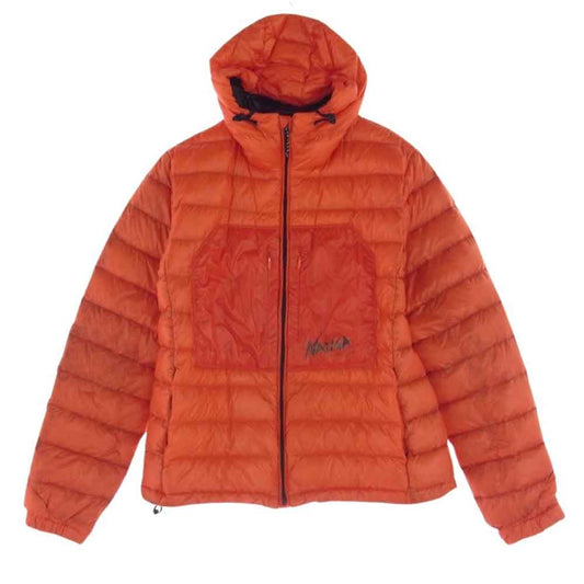 NANGA ナンガ Aerial DOWN PARKA PACKABLE エアリアル ダウン パーカ パッカブル ジャケット オレンジ系 JPN M【中古】