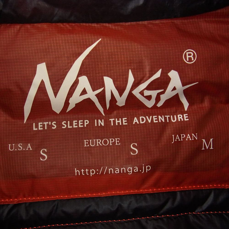 NANGA ナンガ Aerial DOWN PARKA PACKABLE エアリアル ダウン パーカ パッカブル ジャケット オレンジ系 JPN M【中古】