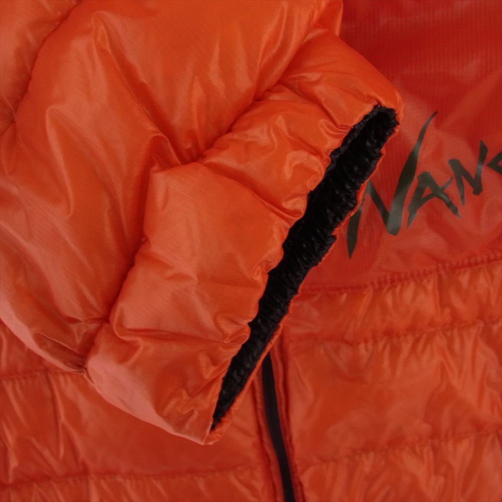 NANGA ナンガ Aerial DOWN PARKA PACKABLE エアリアル ダウン パーカ パッカブル ジャケット オレンジ系 JPN M【中古】