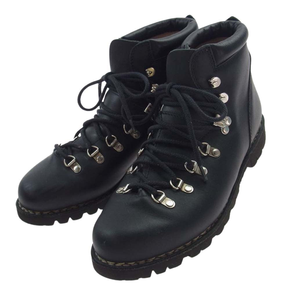 Paraboot パラブーツ 074612, AVORIAZ アヴォリアーズ マウンテン トレッキング レザー ブーツ ブラック系 8.5【中古】
