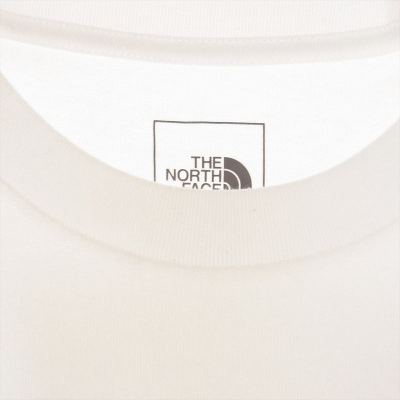 THE NORTH FACE ノースフェイス NT32206Z グラフィック バックプリント 半袖 Tシャツ ホワイト系 S【中古】