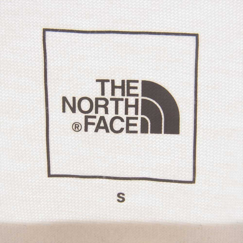 THE NORTH FACE ノースフェイス NT32206Z グラフィック バックプリント 半袖 Tシャツ ホワイト系 S【中古】