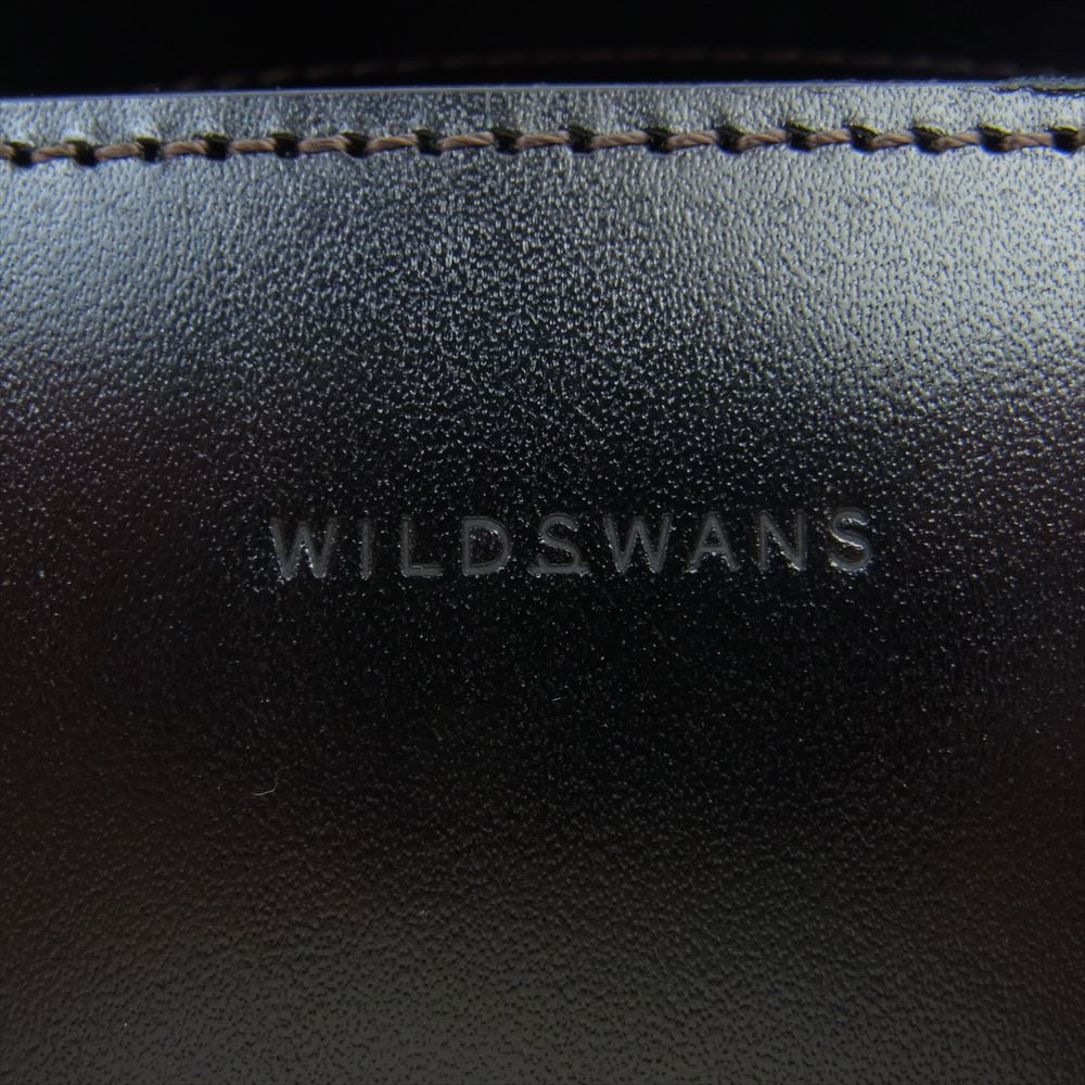 WILDSWANS ワイルドスワンズ BYRNE SD BK バーン サドルプルアップ レザー ウォレット 3つ折り財布 ブラック系【美品】【中古】