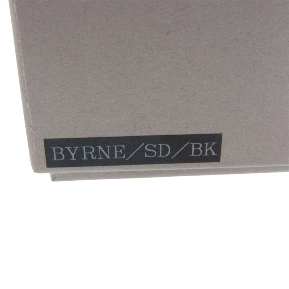 WILDSWANS ワイルドスワンズ BYRNE SD BK バーン サドルプルアップ レザー ウォレット 3つ折り財布 ブラック系【美品】【中古】