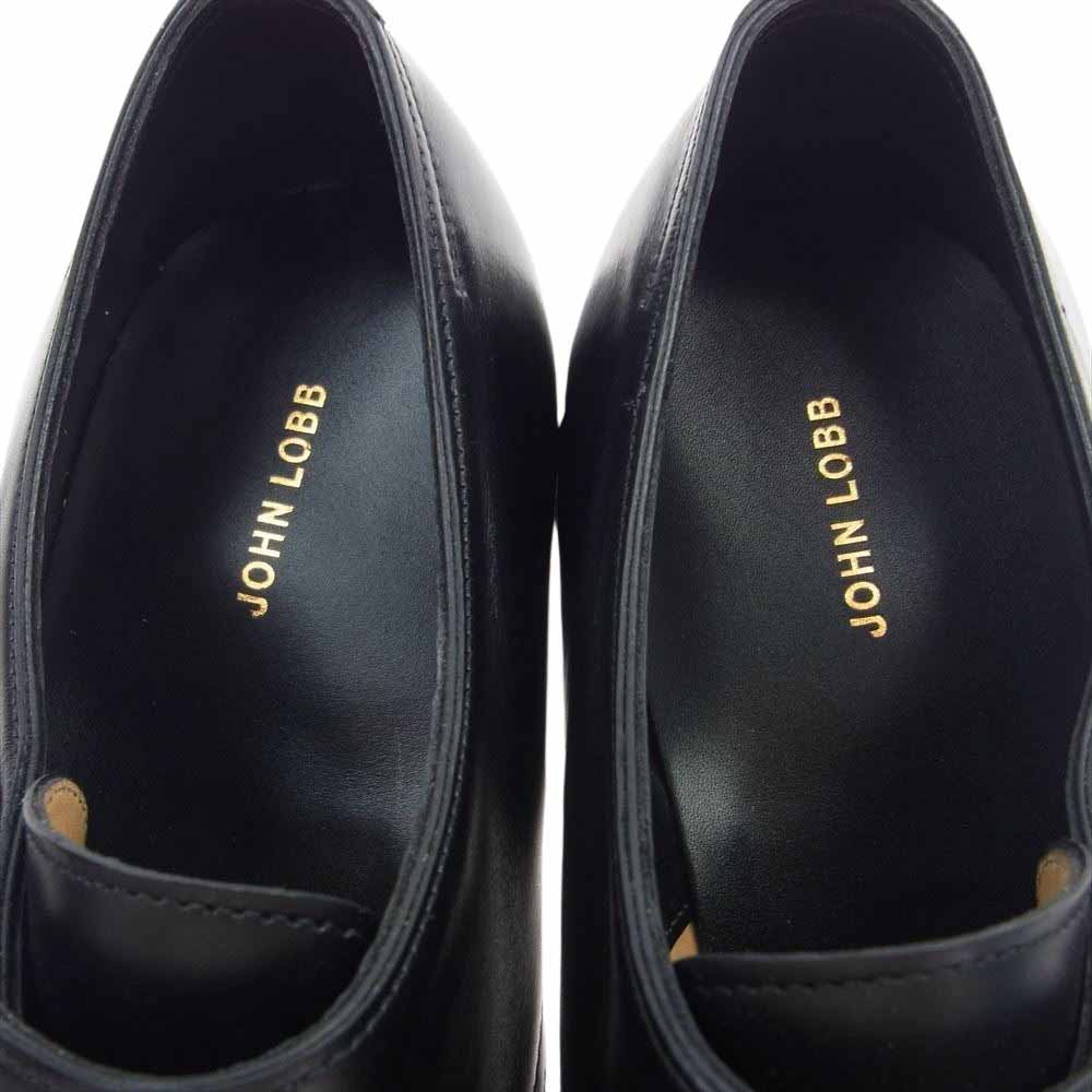 John Lobb ジョンロブ 9795 CALF M/W WILLIAM PD DOUBLE LEATHER ウィリアム ダブル モンクストラップ レザー シューズ ブラック系 8D【極上美品】【中古】