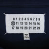 MAISON MARGIELA メゾンマルジェラ 16AW S30GC0582 10ライン テープ プリント 半袖 Tシャツ 四つタグ ネイビー系 46【中古】