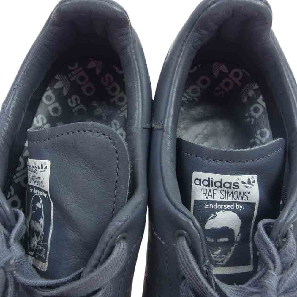 RAF SIMONS ラフシモンズ B24036 × ADIDAS アディダス RS Stan Smith スタンスミス スニーカー グレー系 26.5cm【中古】