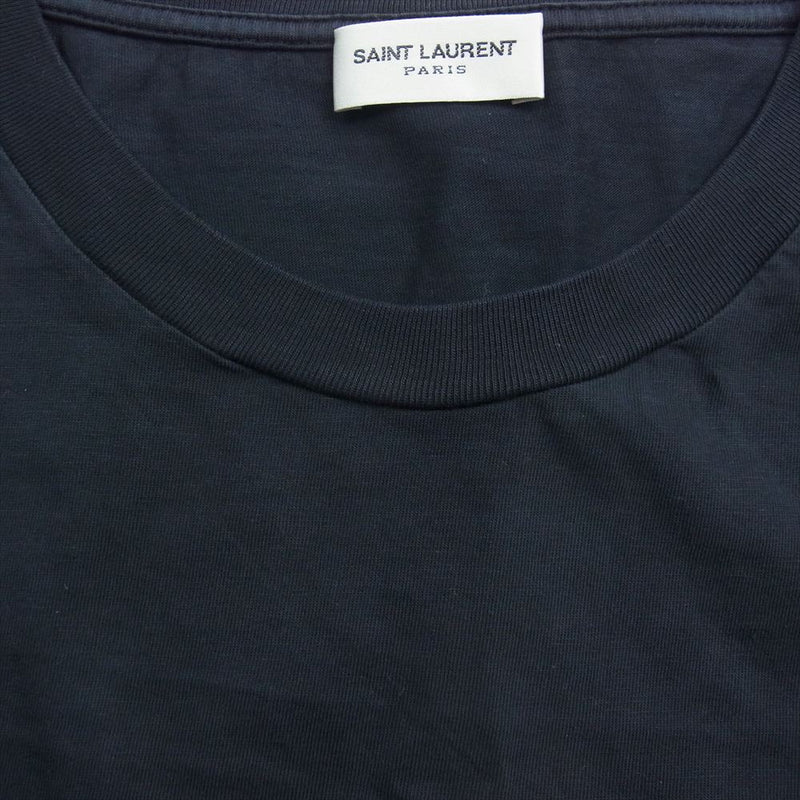 SAINT LAURENT サンローラン 378983 Y2LS1 ブラッドラスター プリント 半袖 Tシャツ ブラック系 S【中古】