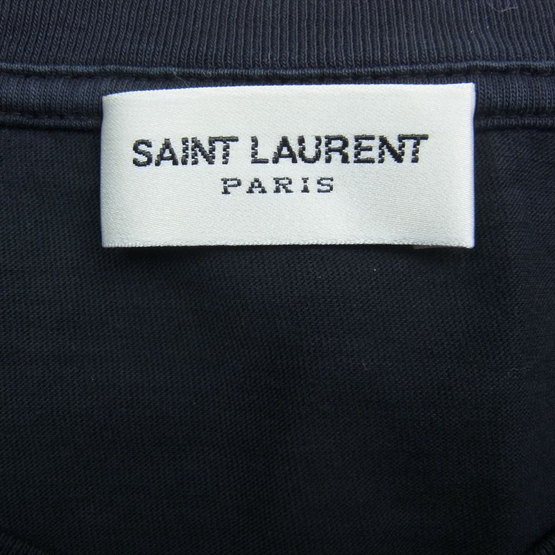 SAINT LAURENT サンローラン 378983 Y2LS1 ブラッドラスター プリント 半袖 Tシャツ ブラック系 S【中古】