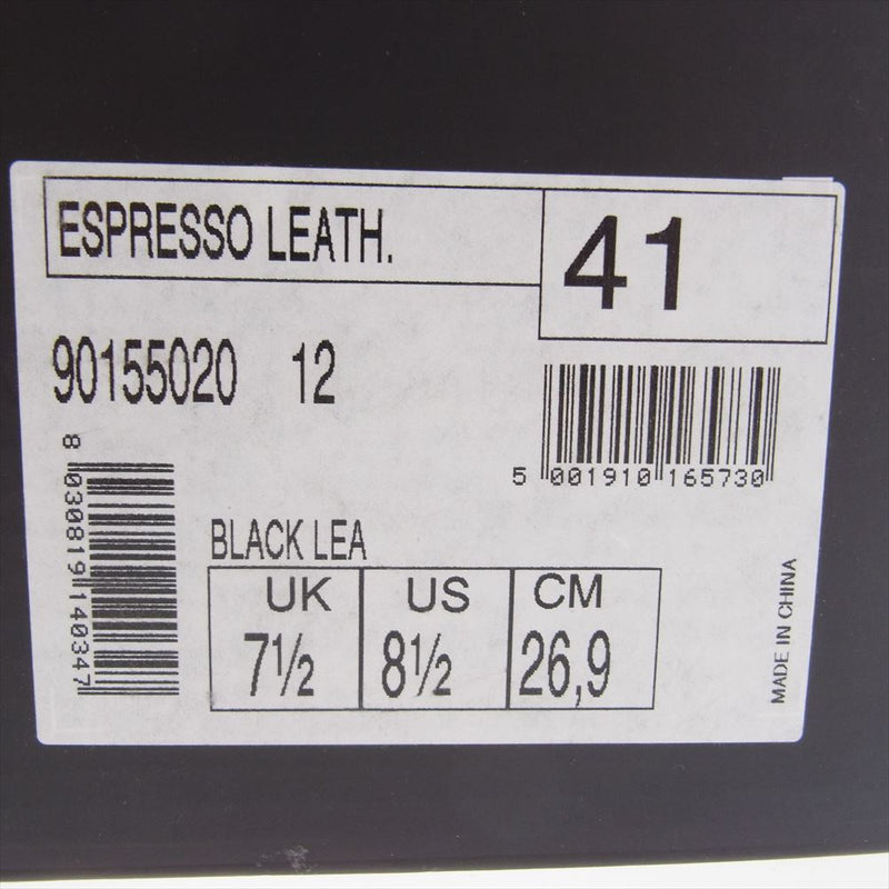 ノースウェーブ 90155020 Espresso Leather エスプレッソ レザー スニーカー ブラック系 41【中古】