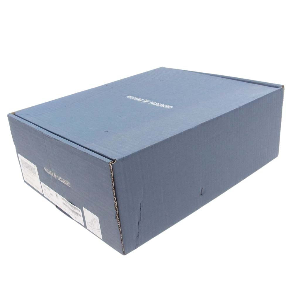 MIHARA YASUHIRO ミハラヤスヒロ 53210500 炙り出し レザー サイドジップ ハイカット スニーカー ブラウン系 26【中古】