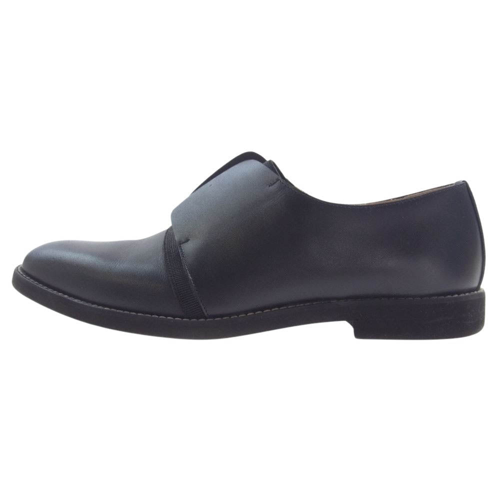 MAISON MARGIELA メゾンマルジェラ 15SS S57WR0012 22ライン レザー スリッポン シューズ ブラック系 41【中古】