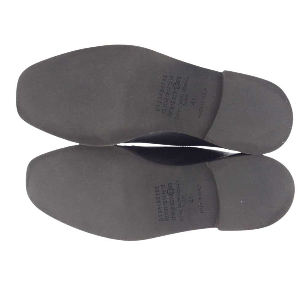 MAISON MARGIELA メゾンマルジェラ 15SS S57WR0012 22ライン レザー スリッポン シューズ ブラック系 41【中古】