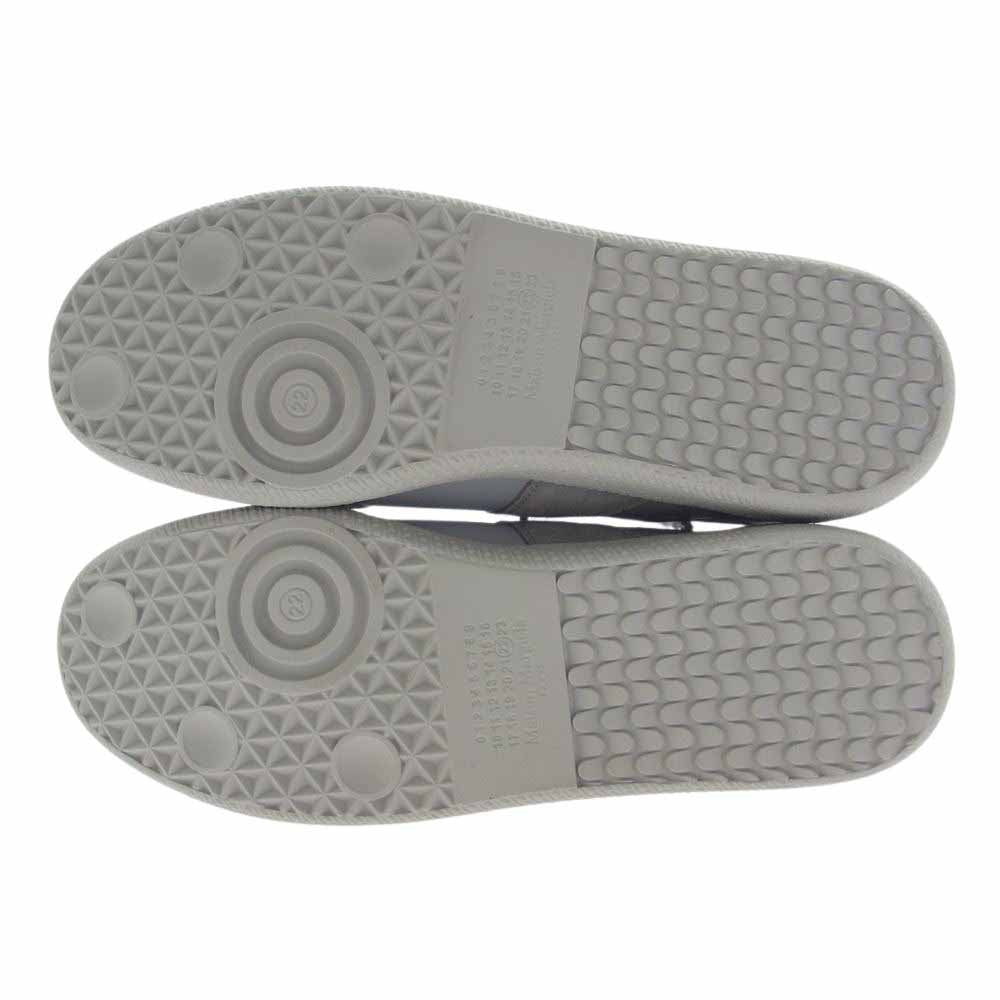 MAISON MARGIELA メゾンマルジェラ 18AW S57WS0236 22ライン REPLICA レプリカ ジャーマントレーナー ローカット スニーカー グレー系 40【新古品】【未使用】【中古】