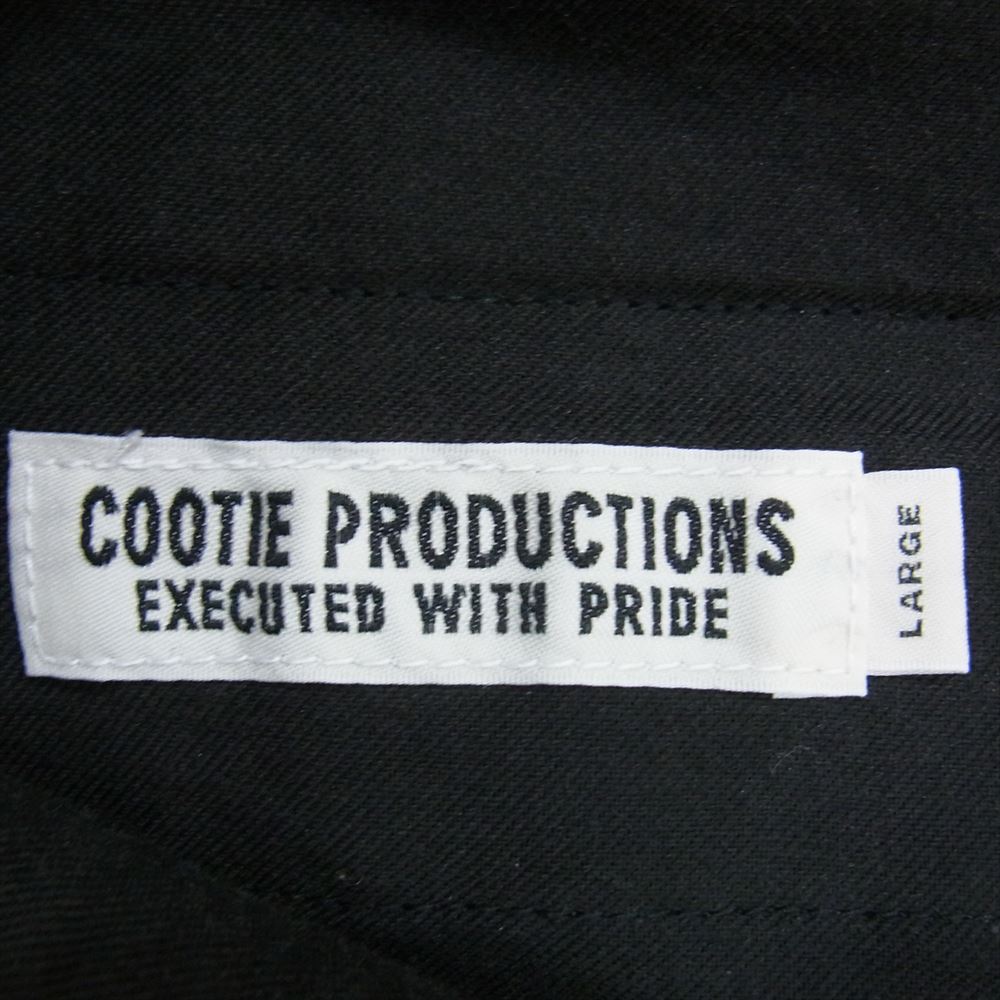 COOTIE クーティー T/W 2 Tuck Easy Pants 2タック イージー パンツ ブラック系 L【中古】