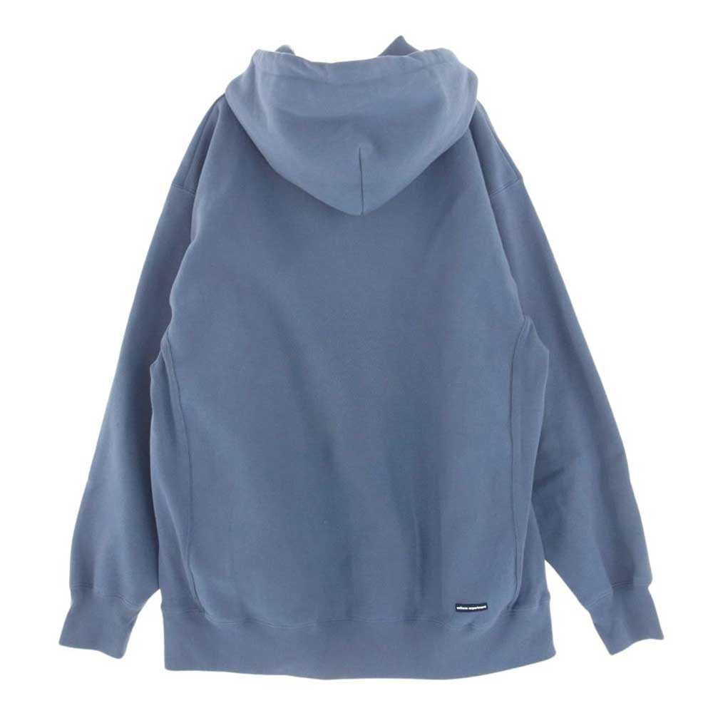uniform experiment ユニフォームエクスペリメント UE-232069 PUBLIC HOUSING SKATE TEAM SWEAT HOODIE パブリックハウジング スケートチーム プルオーバーフーディー ライトブルー系 4【中古】