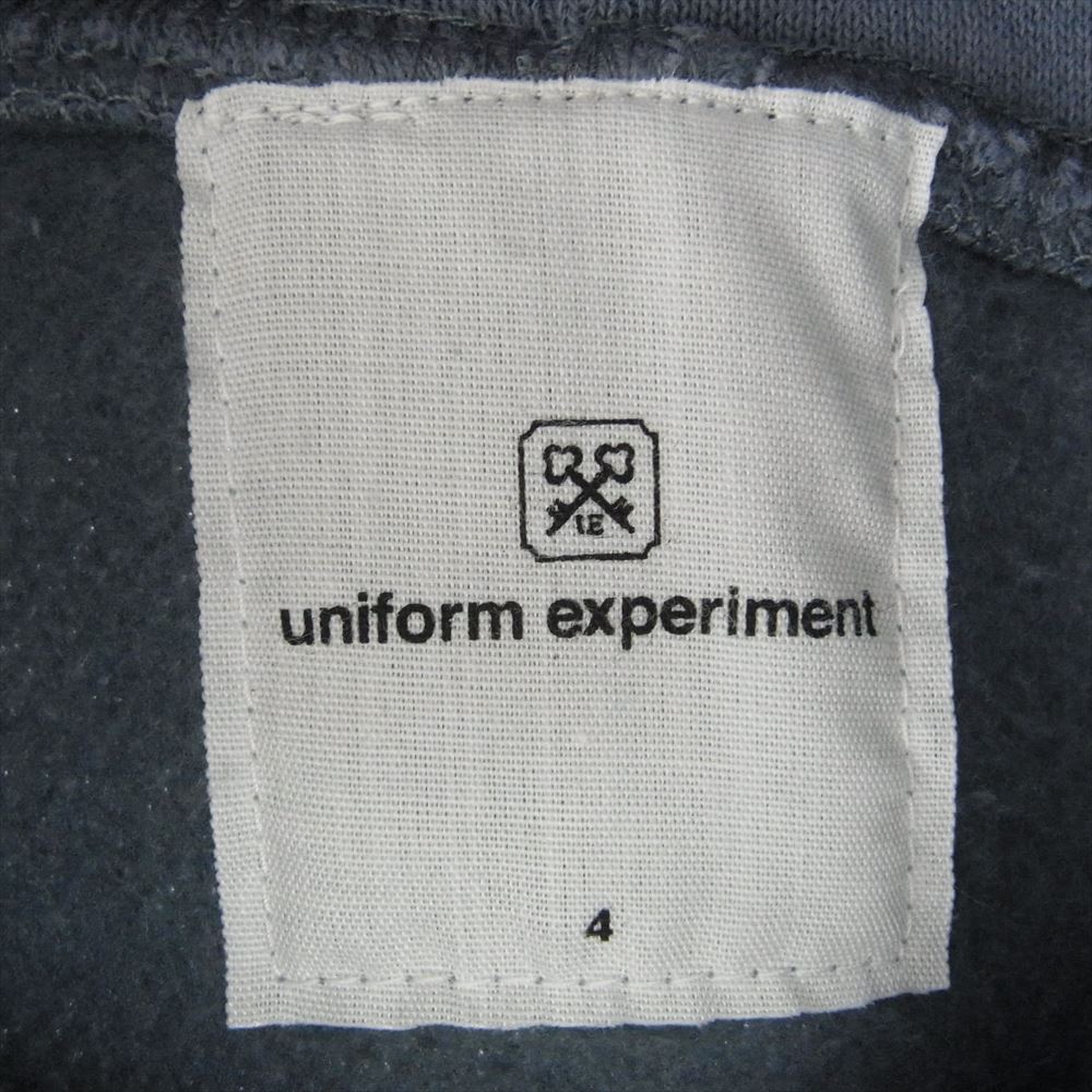 uniform experiment ユニフォームエクスペリメント UE-232069 PUBLIC HOUSING SKATE TEAM SWEAT HOODIE パブリックハウジング スケートチーム プルオーバーフーディー ライトブルー系 4【中古】