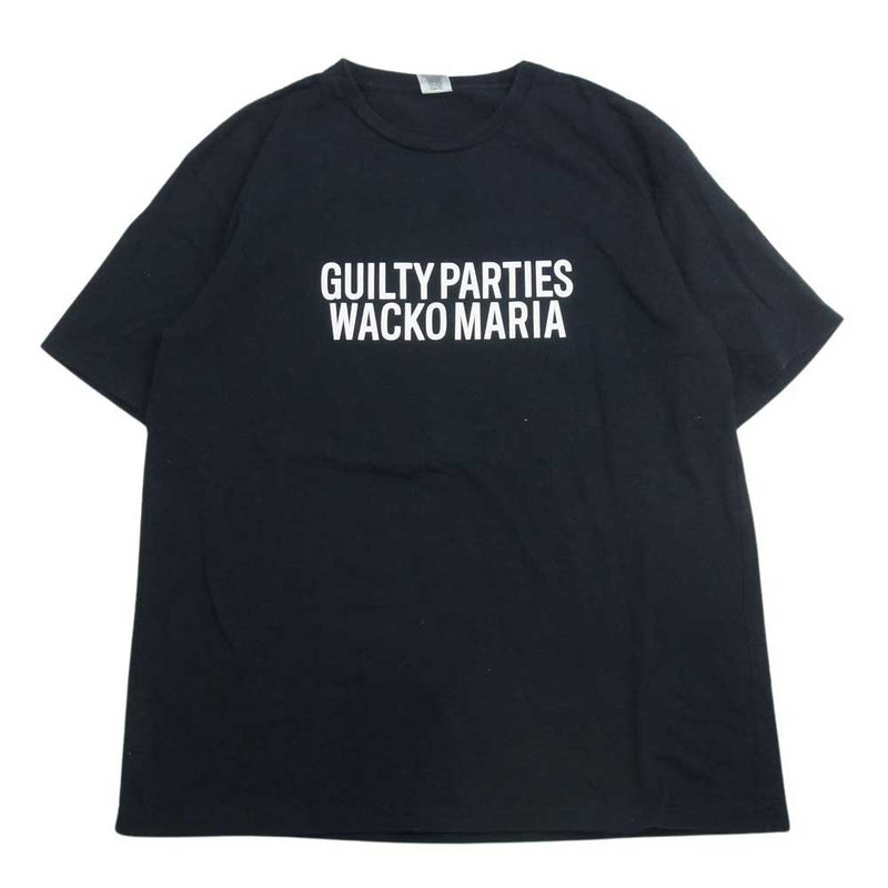 WACKO MARIA ワコマリア GUILTY PARTIES WACKO MARIA プリント 半袖 Tシャツ ブラック系 L【中古】