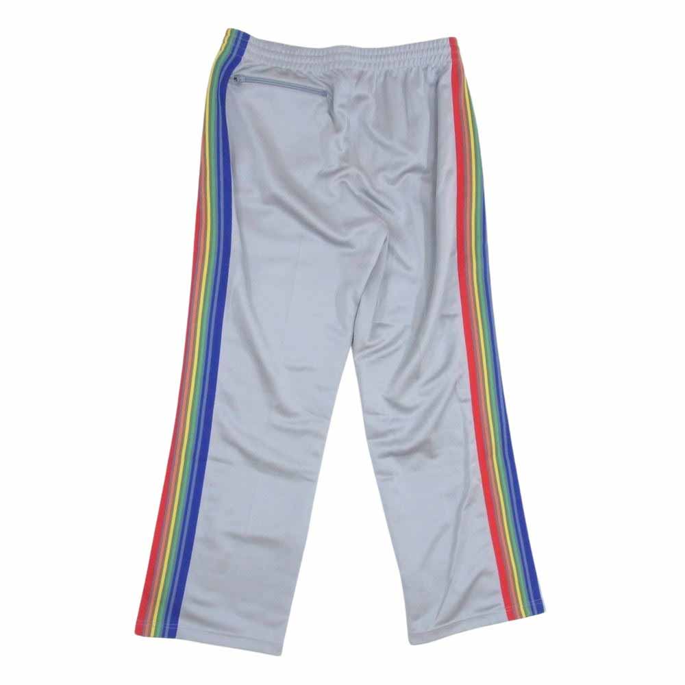 Needles ニードルス 23SS MR443 STUDIOS 別注 Track Pant  Poly Smooth ストレート トラックパンツ グレー系 S【中古】
