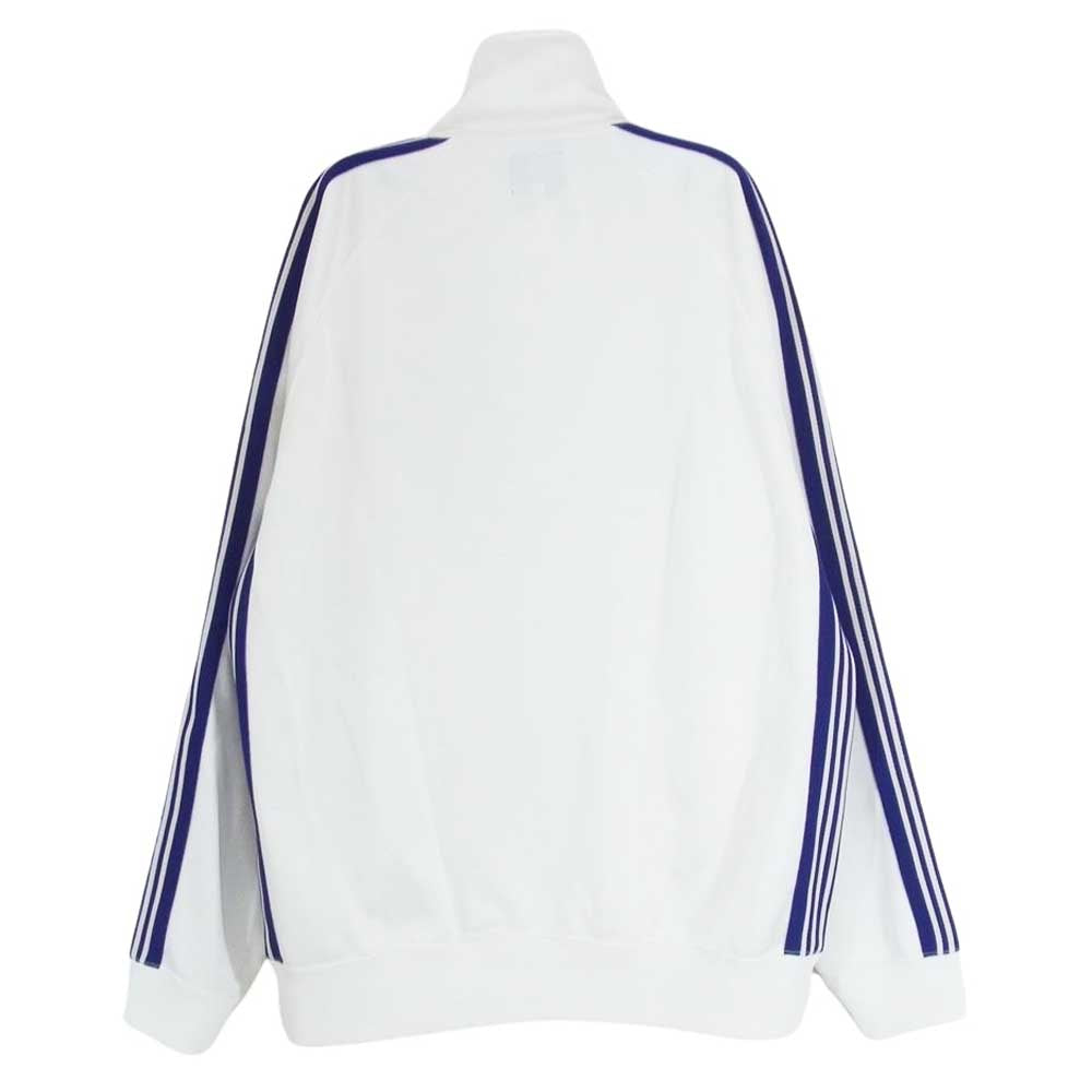 Needles ニードルス 23SS MR284 Track Jacket Poly Smooth トラックジャケット ジップアップ ジャージー ジャケット ホワイト系 M【中古】
