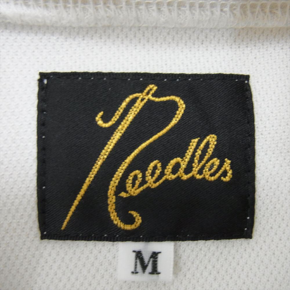 Needles ニードルス 23SS MR284 Track Jacket Poly Smooth トラックジャケット ジップアップ ジャージー ジャケット ホワイト系 M【中古】