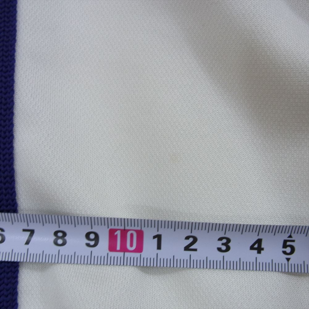 Needles ニードルス 23SS MR284 Track Jacket Poly Smooth トラックジャケット ジップアップ ジャージー ジャケット ホワイト系 M【中古】