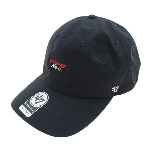 NANGA ナンガ × 47BRAND AURORA CAP リップストップ ナイロン ベースボールキャップ ブラック系【美品】【中古】