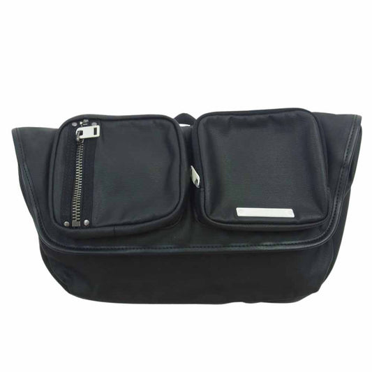 DIESEL ディーゼル X03783PS888 購入証明書付き ボディバッグ メッセンジャーバッグ ブラック系【中古】