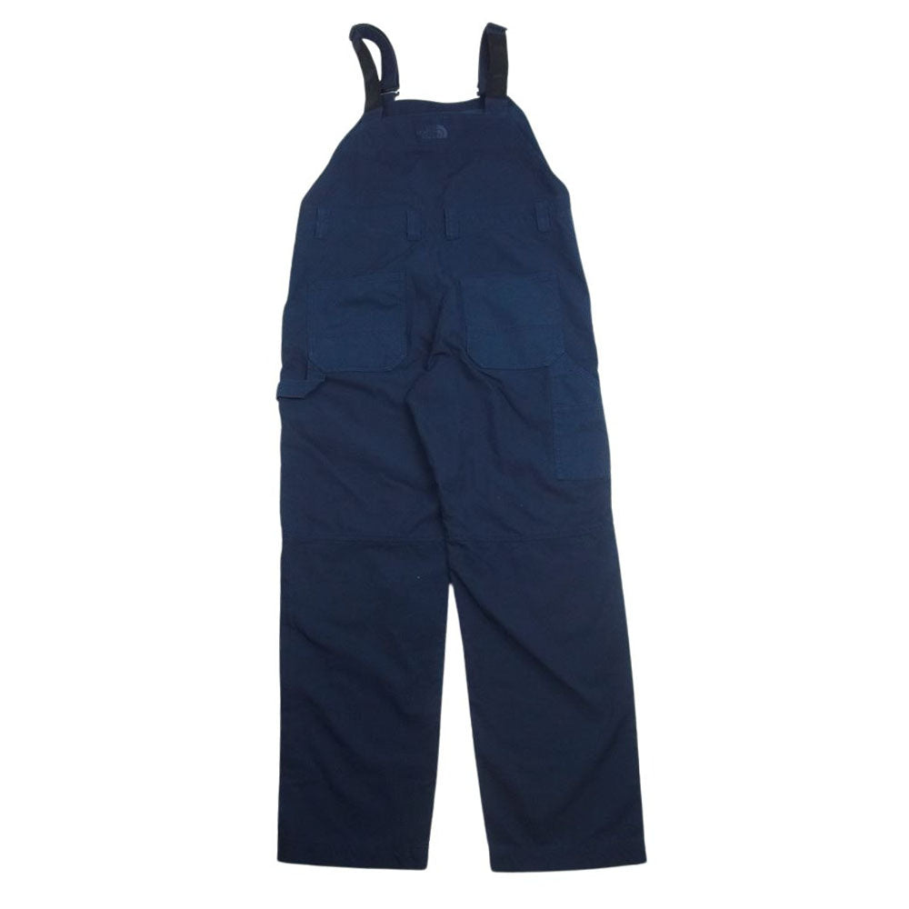 THE NORTH FACE ノースフェイス NB81946 FIREFLY OVERALL リップストップ コットン オーバーオール ネイビー系 M【中古】