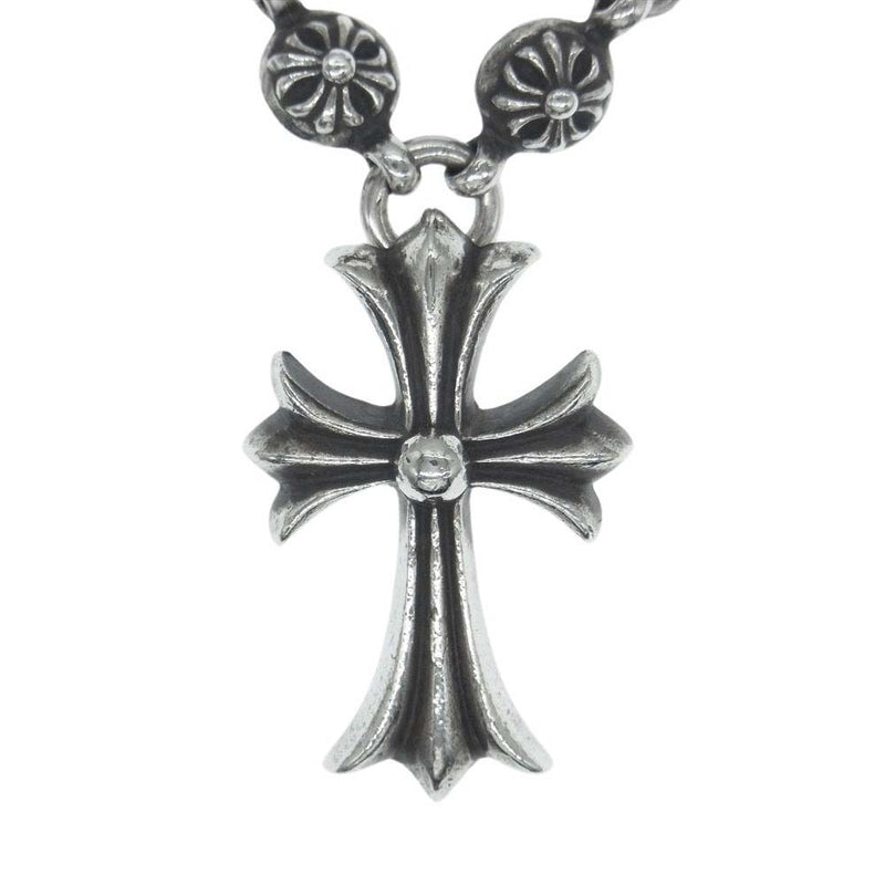 CHROME HEARTS クロムハーツ（原本無） #1 1B 20 SM CH CRS スモール CHクロス クロスボール ネックレス シルバー系【中古】