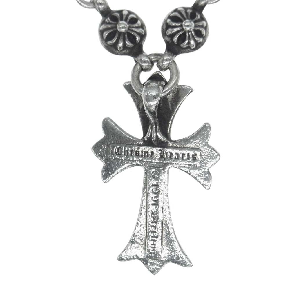 CHROME HEARTS クロムハーツ（原本無） #1 1B 20 SM CH CRS スモール CHクロス クロスボール ネックレス シルバー系【中古】