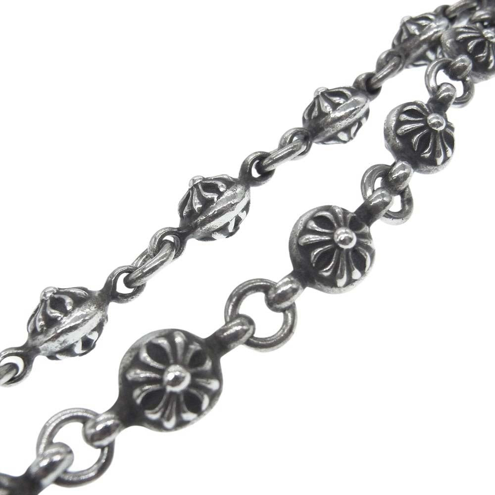 CHROME HEARTS クロムハーツ（原本無） #1 1B 20 SM CH CRS スモール CHクロス クロスボール ネックレス シルバー系【中古】