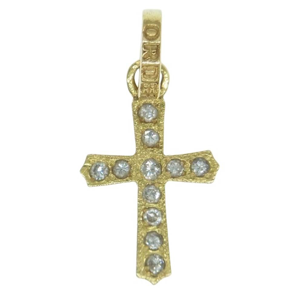 ROYAL ORDER ロイヤルオーダー 18K STARLET W/DIAMONDS 18K クロス ダイヤモンド ペンダントトップ   ゴールド系【中古】