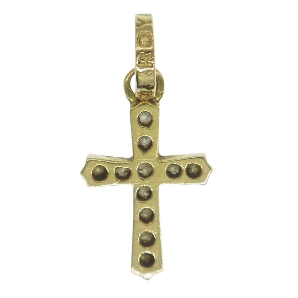 ROYAL ORDER ロイヤルオーダー 18K STARLET W/DIAMONDS 18K クロス ダイヤモンド ペンダントトップ   ゴールド系【中古】