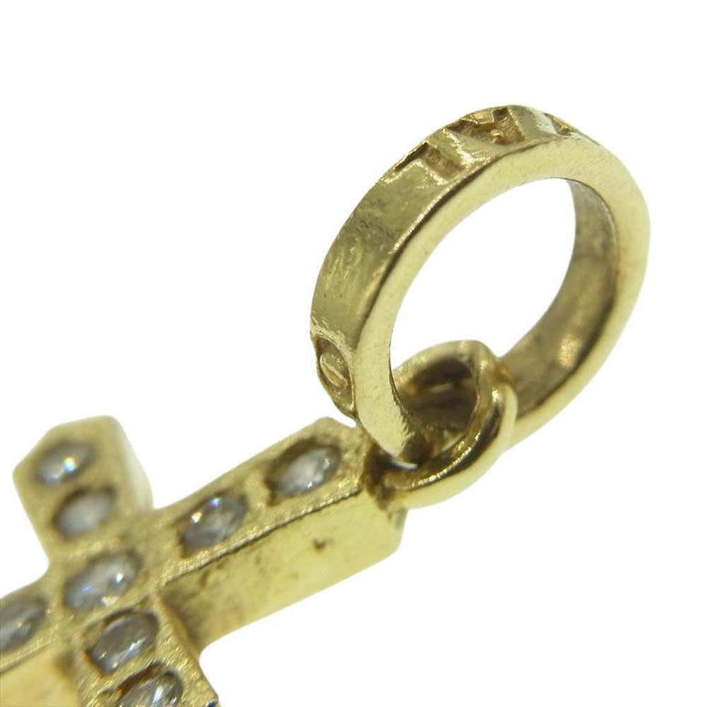 ROYAL ORDER ロイヤルオーダー 18K STARLET W/DIAMONDS 18K クロス ダイヤモンド ペンダントトップ   ゴールド系【中古】