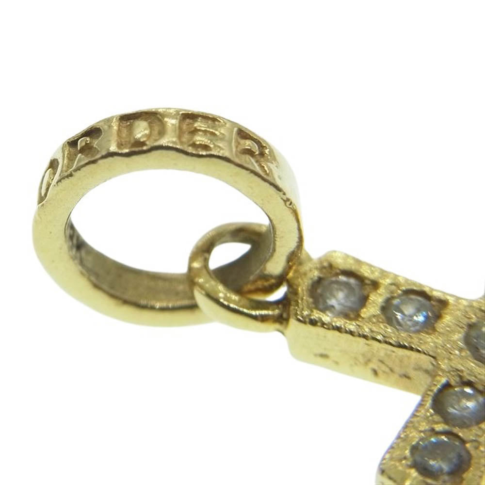 ROYAL ORDER ロイヤルオーダー 18K STARLET W/DIAMONDS 18K クロス ダイヤモンド ペンダントトップ   ゴールド系【中古】