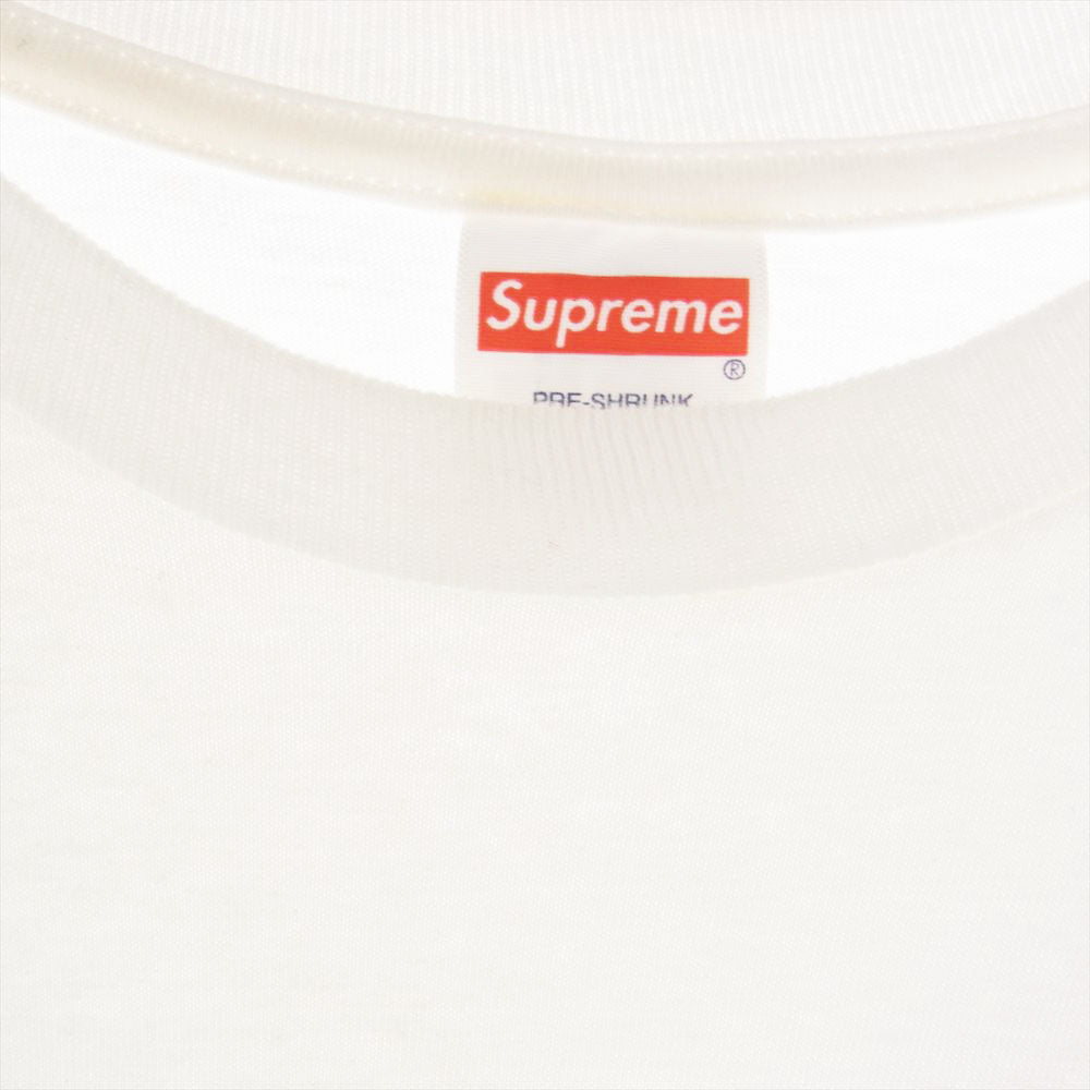 Supreme シュプリーム 20SS Everything Is Shit Tee エブリシングイズシット 半袖 ロゴ プリント Tシャツ ホワイト系 L【中古】