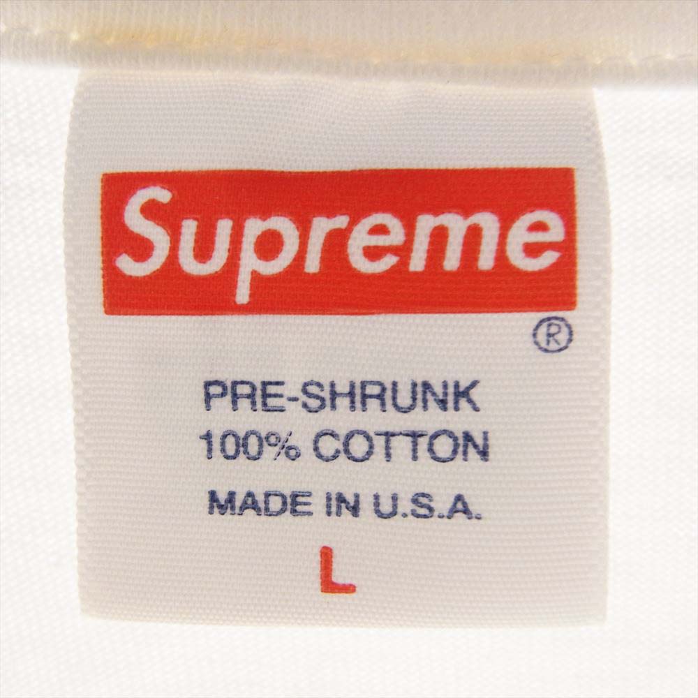 Supreme シュプリーム 20SS Everything Is Shit Tee エブリシングイズシット 半袖 ロゴ プリント Tシャツ ホワイト系 L【中古】