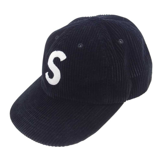 Supreme シュプリーム 23AW Corduroy S Logo 6-Panel Cap コーデュロイ Sロゴ キャップ 帽子 ブラック系【中古】