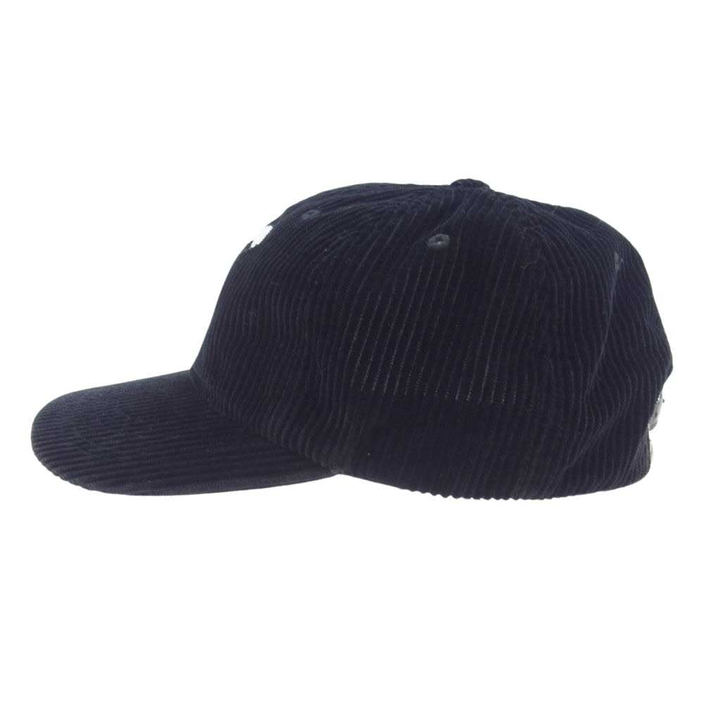 Supreme シュプリーム 23AW Corduroy S Logo 6-Panel Cap コーデュロイ Sロゴ キャップ 帽子 ブラック系【中古】