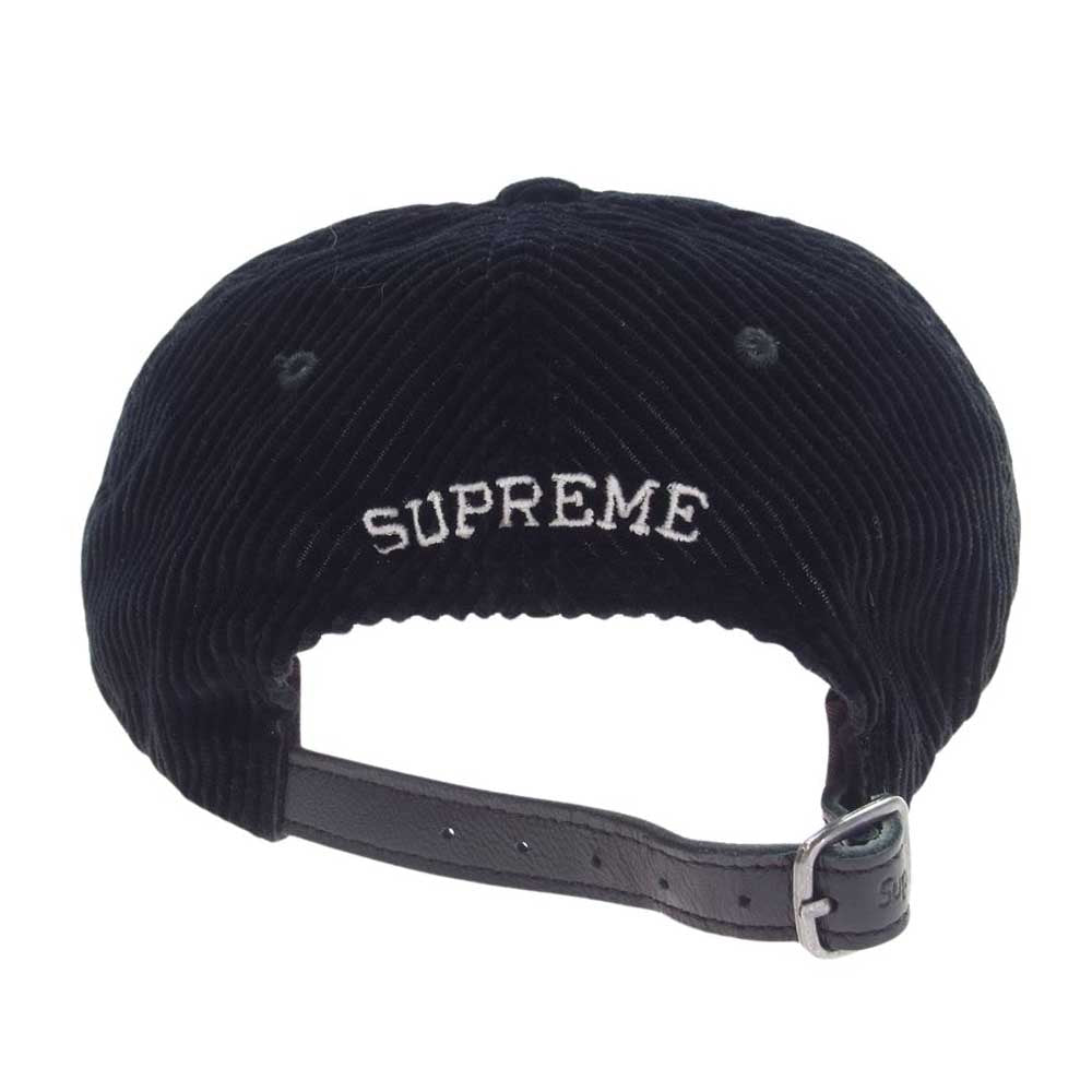 Supreme シュプリーム 23AW Corduroy S Logo 6-Panel Cap コーデュロイ Sロゴ キャップ 帽子 ブラック系【中古】